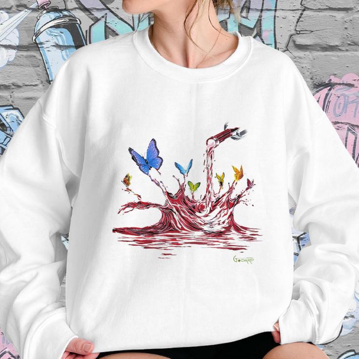 Butterfly Dream By Michael Godard Women Sweatshirt Gifts for Her