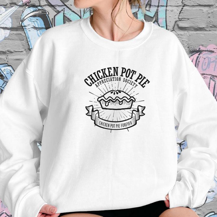 Chicken Pot Pie Appreciation Society Funny Food Women Sweatshirt Gifts for Her