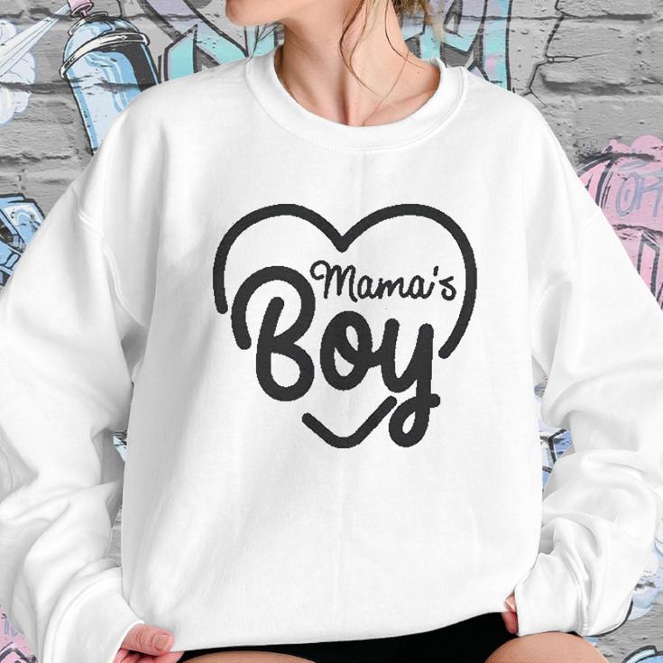 Creeper Mamas Boy Cute Funny Sarcastic Shower Baby Women Sweatshirt Gifts for Her