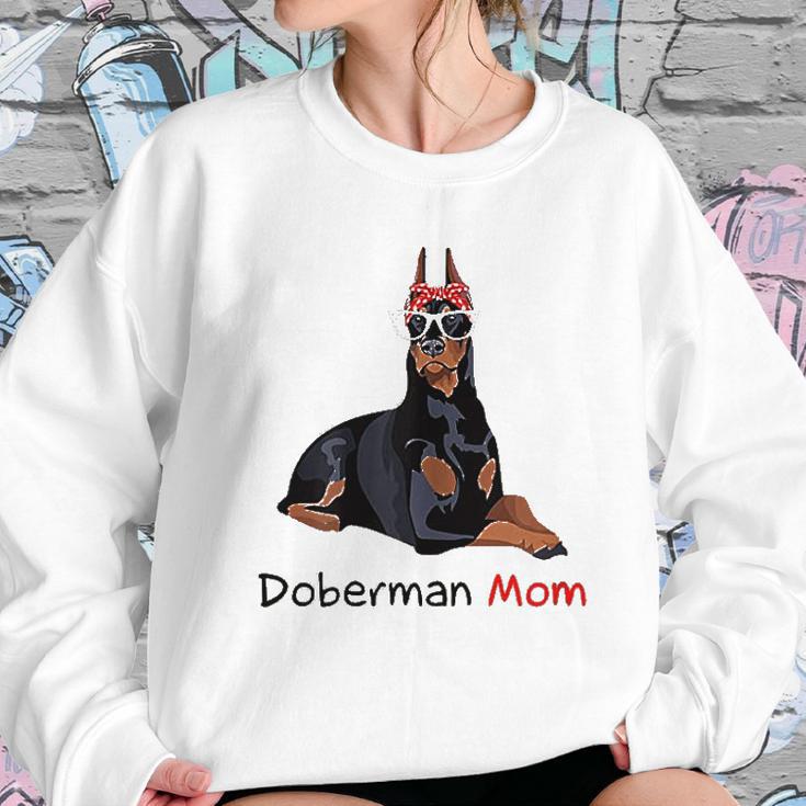 Doberman Mom Dog Pet Lover Gift Women Sweatshirt Gifts for Her