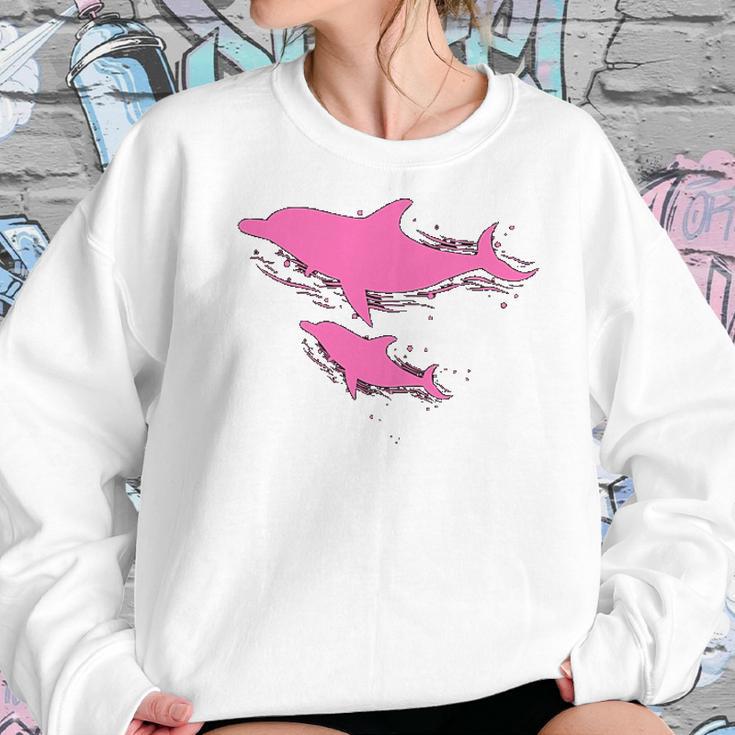 Dolphin Mom Women Sweatshirt Gifts for Her