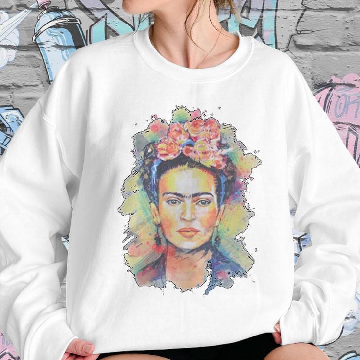 Frida Kahlo Floral Women Sweatshirt Gifts for Her