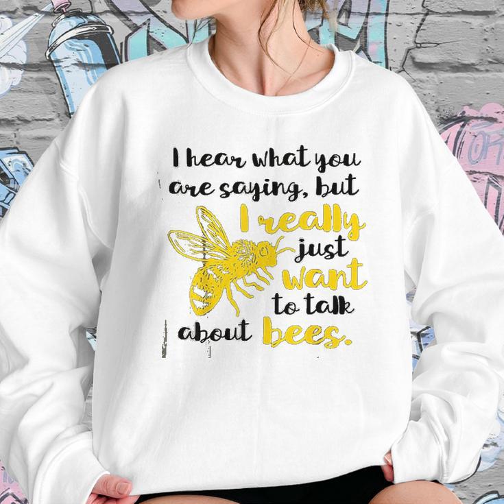 Funny Beekeeping Great Gift For Honey Bee Keper Love Women Sweatshirt Gifts for Her