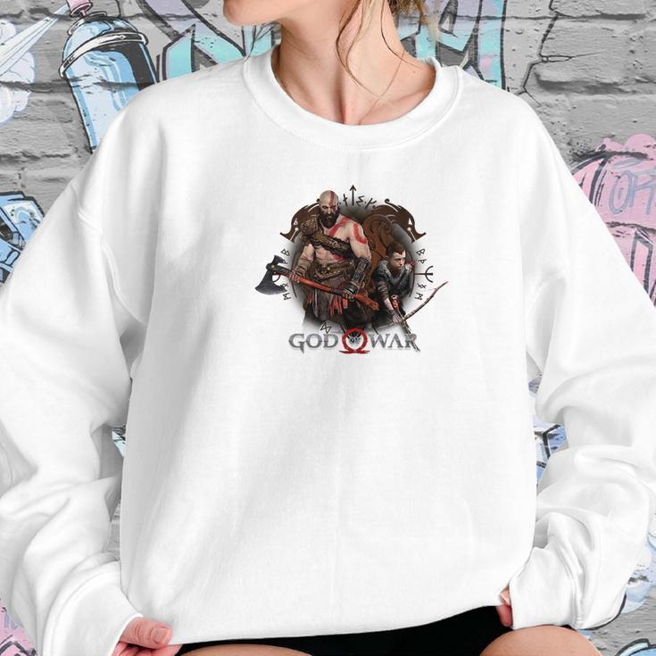 God Of War Kratos And Son Ready Women Sweatshirt Gifts for Her