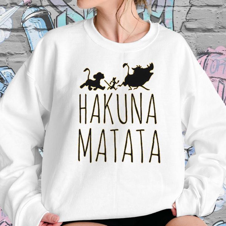 Hakuna Matata Women Funny Letter Print Casual Graphic Women Sweatshirt Gifts for Her