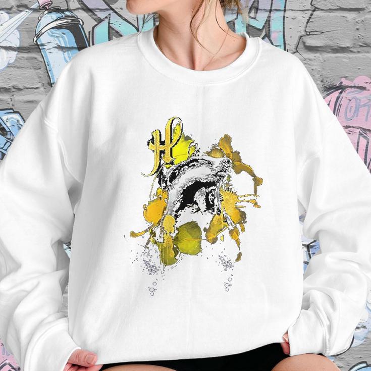 Womens Harry Potter Urban Elegance Hufflepuff Badger Women Sweatshirt Gifts for Her