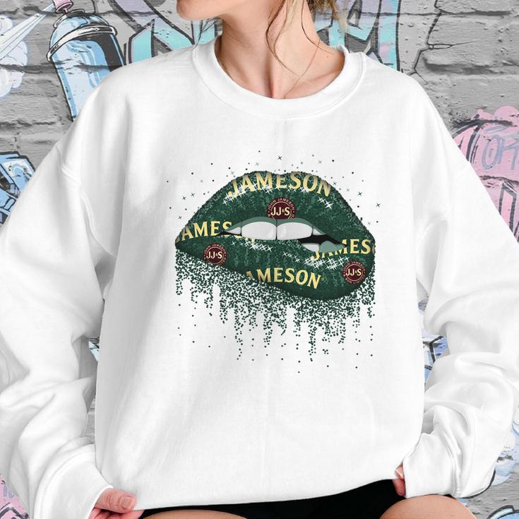 Jameson Irish Whiskey Lips Women Sweatshirt Gifts for Her