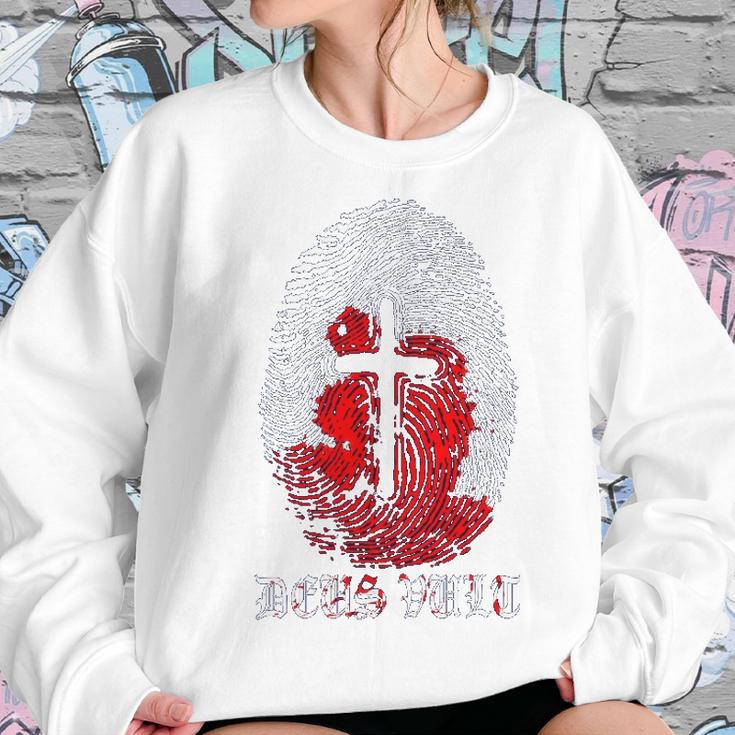 Knights Templar S Deus Vult God Wills It Women Sweatshirt Gifts for Her