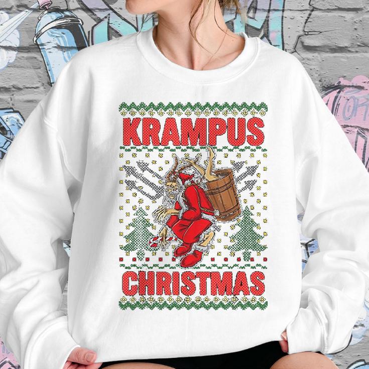 Krampus Christmas Ugly Pattern Gift Women Sweatshirt Gifts for Her