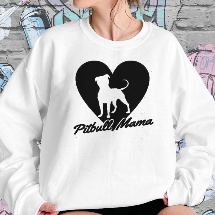 Ladies Pitbull Mama Pitt Bully Dog Lover Women Sweatshirt Gifts for Her