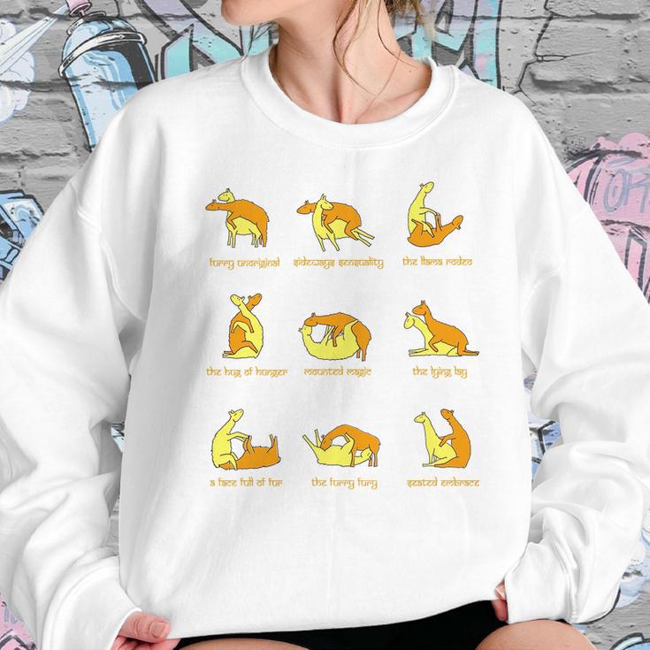 The Llama Sutra Women Sweatshirt Gifts for Her