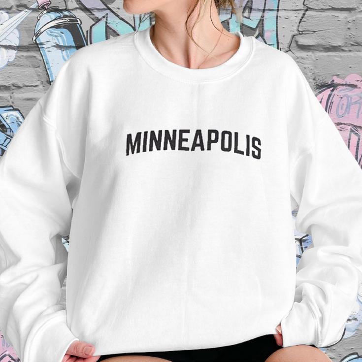 Minneapolis Classic Retro City Grey Style Minnesota Nice St Paul Men Women Women Sweatshirt Gifts for Her