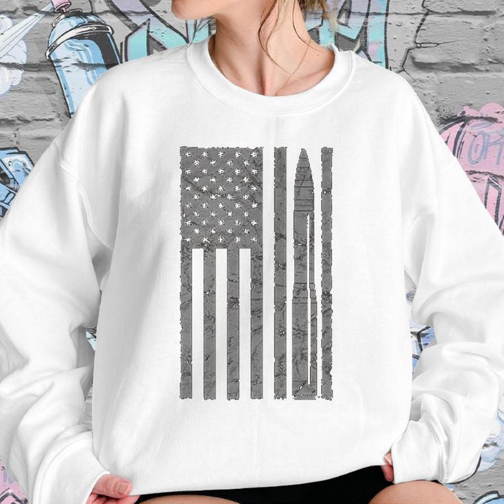 Minuteman Iii Icbm Missile Vintage Flag Af Missileer Women Sweatshirt Gifts for Her