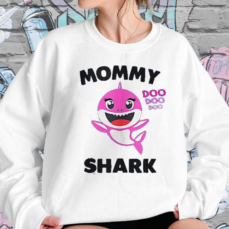 Mommy Shark Gift For Mom Shark Baby Cute Matching Family Women Sweatshirt Gifts for Her