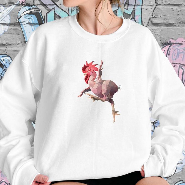 Naked Pink Kungfu Chicken Lover Women Sweatshirt Gifts for Her