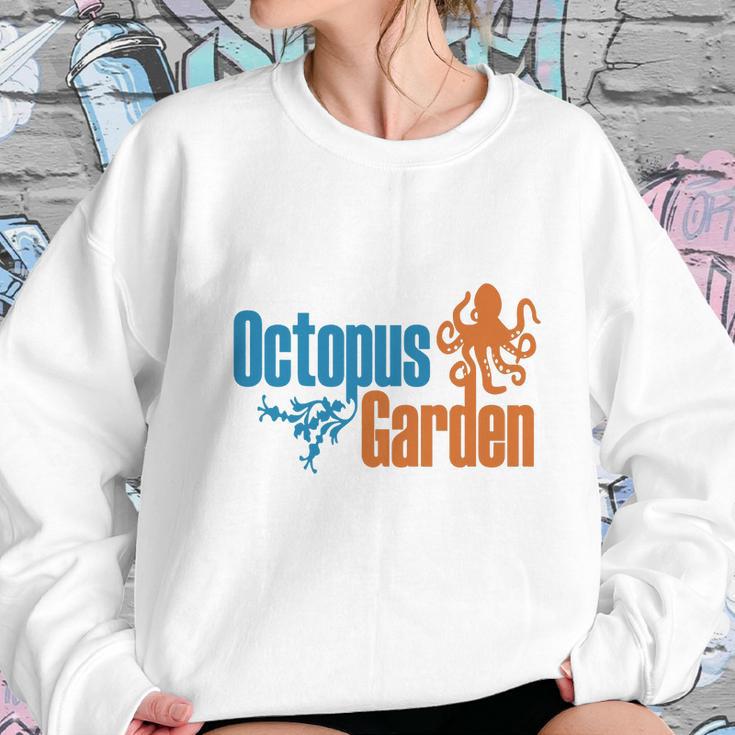 Navy Octopus Garden Womens S Women Sweatshirt Gifts for Her