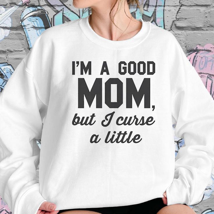 Nobull Woman Apparel Good Mom But Curse A Little Women Sweatshirt Gifts for Her