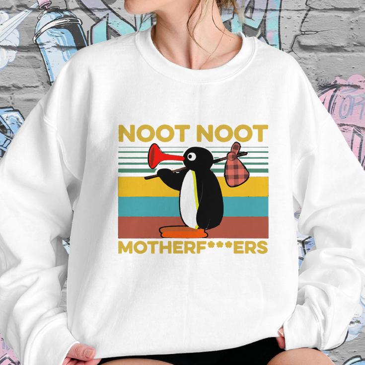 Pingu Noot Noot Motherfucker Vintage Shirt Women Sweatshirt Gifts for Her