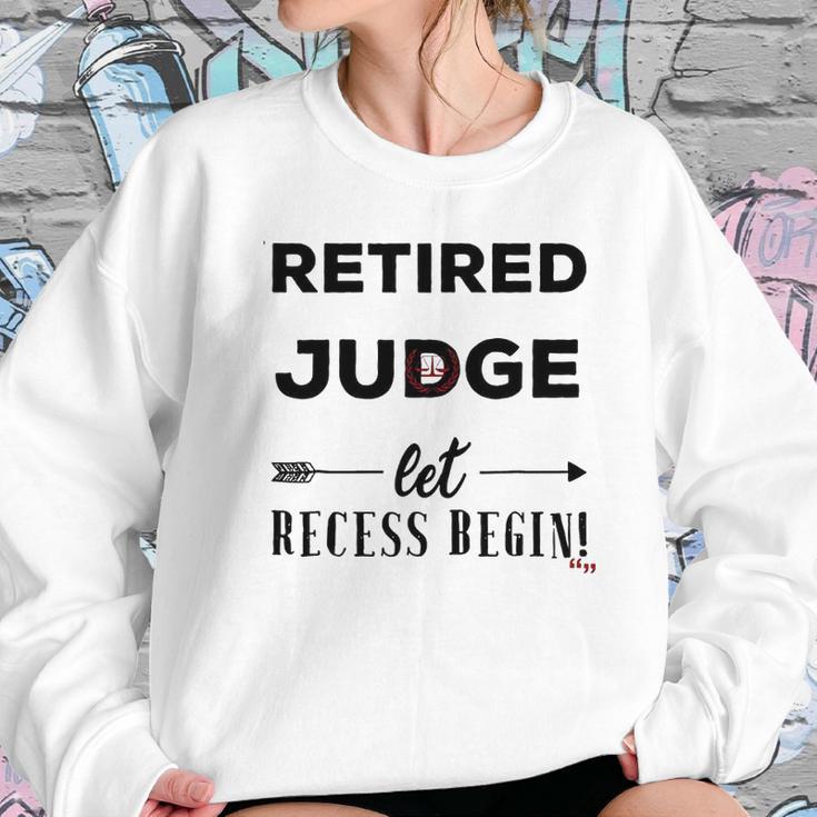 Retired Judge Best Law Coffee Cup Judges Women Sweatshirt Gifts for Her