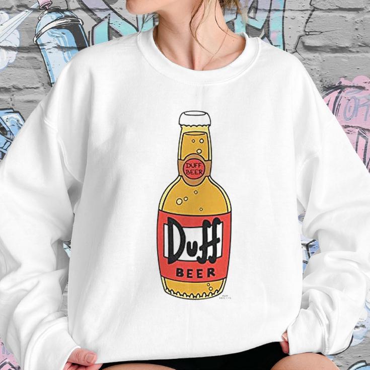 The Simpsons Duff Beer Bottle Women Sweatshirt Gifts for Her