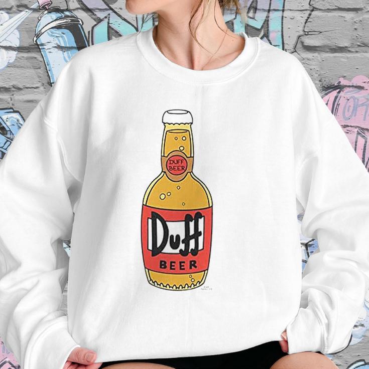 The Simpsons Duff Beer Bottle Women Sweatshirt Gifts for Her