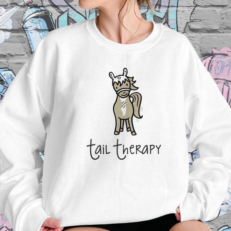 Tailtherapy Signature Horse Women Sweatshirt Gifts for Her