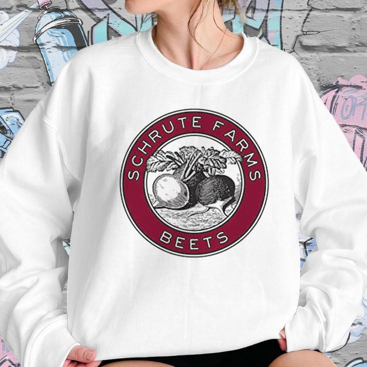 Ugp Campus Apparel Schrute Farms Beets Funny Tv Show Women Sweatshirt Gifts for Her