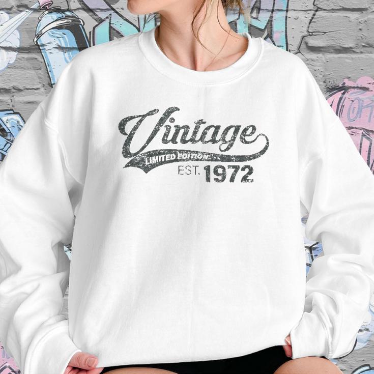 Vintage 1972 49 Years Old Bday 49Th Birthday Gift Men Women Women Sweatshirt Gifts for Her