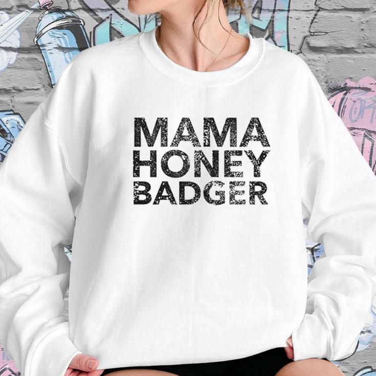 Womens Vintage Mama Honey Badger Women Sweatshirt Gifts for Her