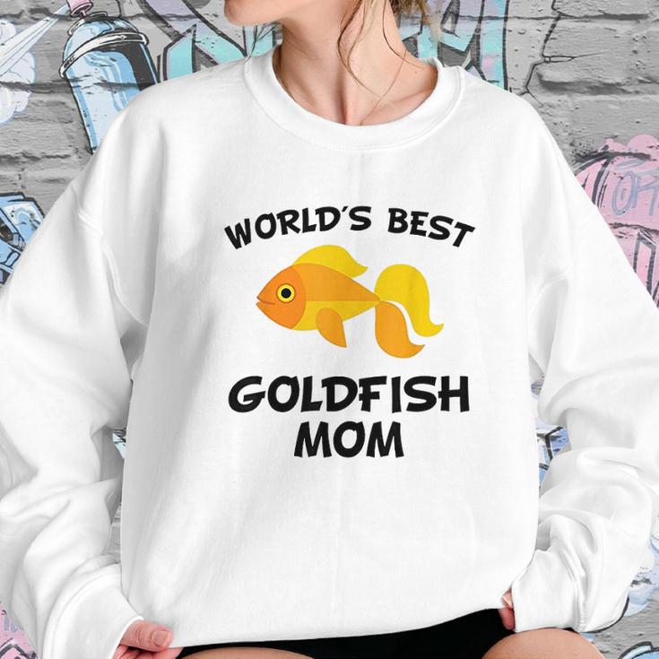 Worlds Best Goldfish Mom Women Sweatshirt Gifts for Her