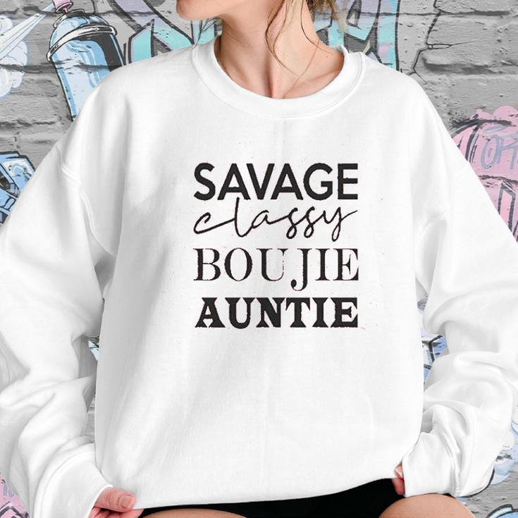 Ykomow Savage Classy Bougie Auntie Women Sweatshirt Gifts for Her