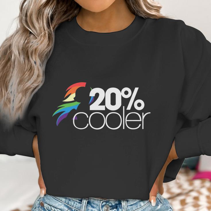 20 Cooler 20 Percent Cooler Cloud My Little Pony Friendship Is Magic Rainbow Dash Women Sweatshirt Gifts for Women