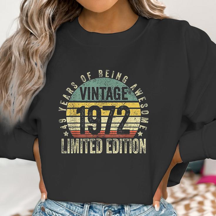 50 Year Old Gifts Vintage 1972 50Th Birthday Women Sweatshirt Gifts for Women