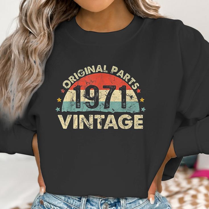 50Th Birthday Gift 1971 Vintage 50 Year Old Women Sweatshirt Gifts for Women