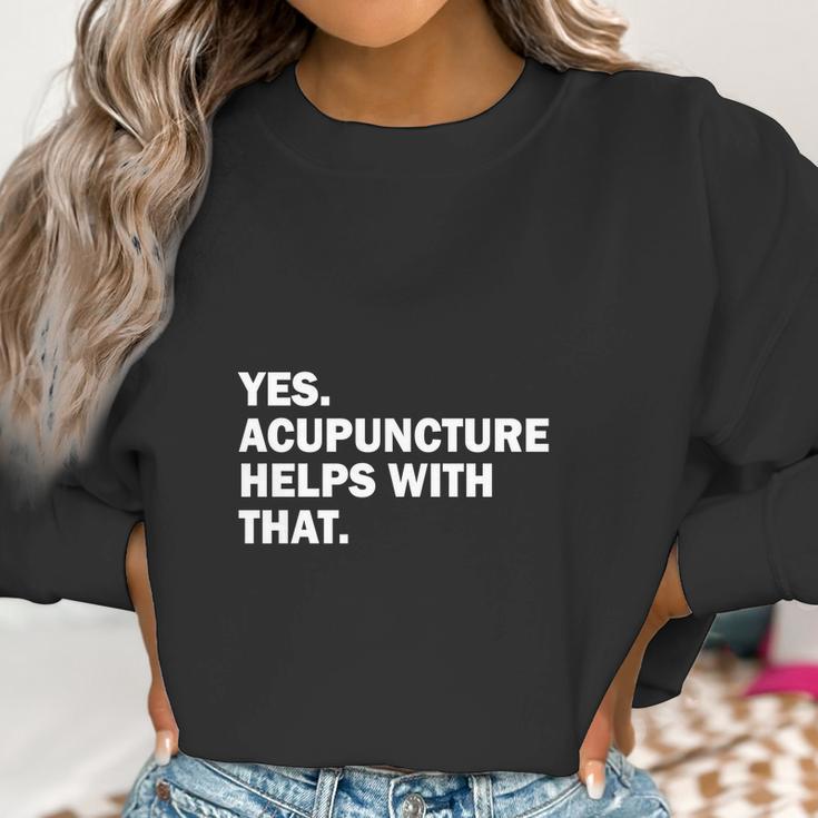 Womens Acupuncture Cute Shirt Women Sweatshirt Gifts for Women