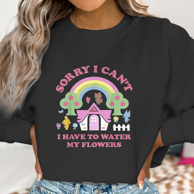 Animal Crossing Sorry I Cant I Have To Water My Flowers Women Sweatshirt Gifts for Women