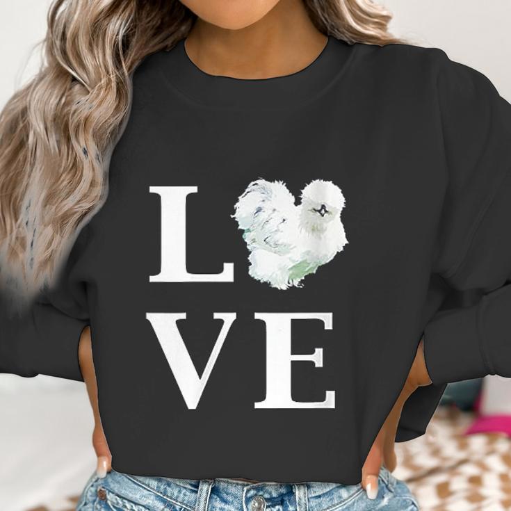 Backyard Silkie Chicken Love Pet Owner Bantam Hens Women Sweatshirt Gifts for Women