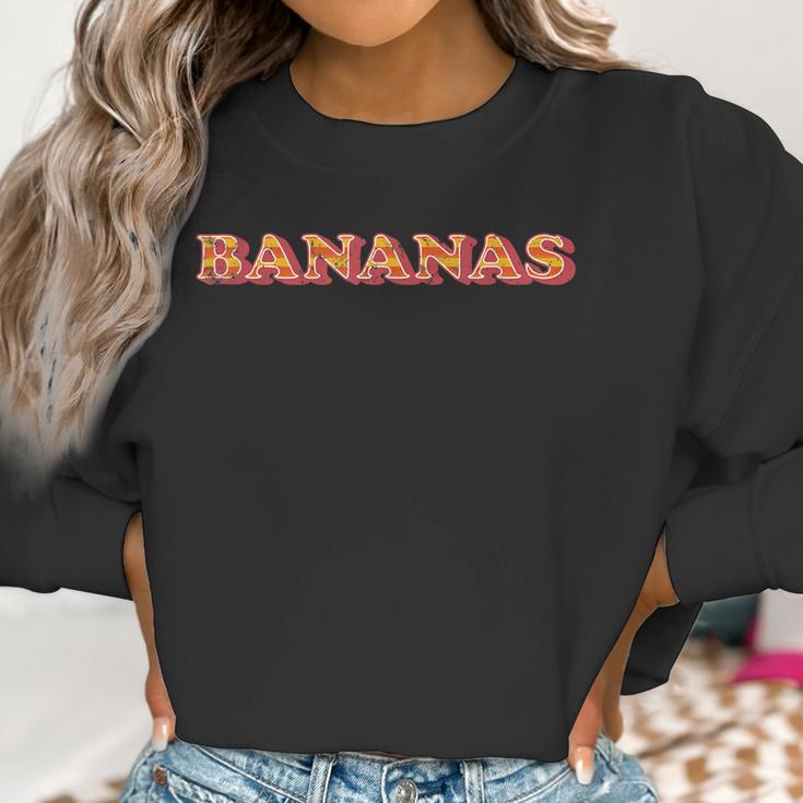 Bananas Vintage Style 70S By Seventies Women Sweatshirt Gifts for Women