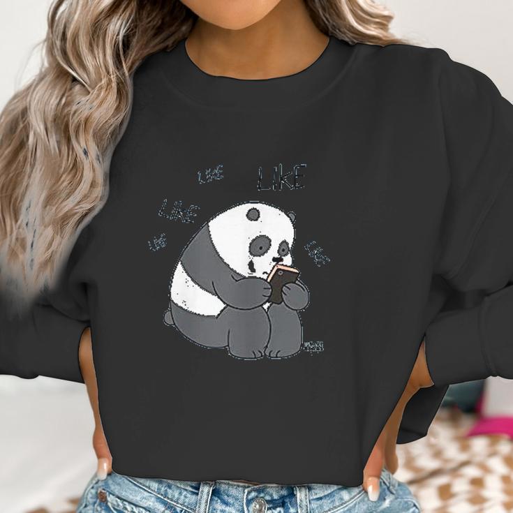 We Bare Bears Panda Like Like Like Women Sweatshirt Gifts for Women