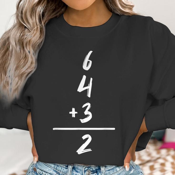 Baseball Inspired Math 6 4 3 2 Double Play Softball Game Men Women T-Shirt Graphic Print Casual Unisex Tee Women Sweatshirt Gifts for Women