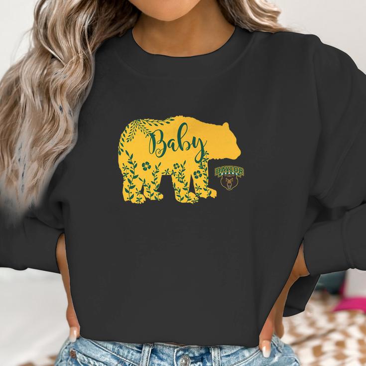 Baylor Bears Baby Bear Floral Apparel Women Sweatshirt Gifts for Women