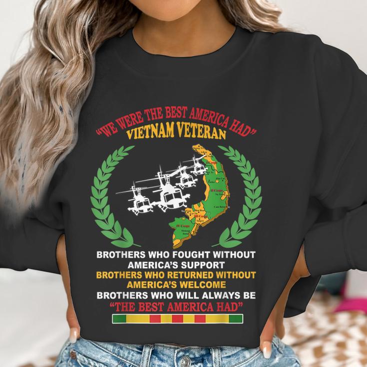 We Were The Best America Had Vietnam Veteran Brothers Who V2 Men Women T-Shirt Graphic Print Casual Unisex Tee Women Sweatshirt Gifts for Women