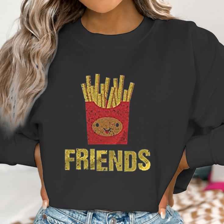 Best Friends Set Bff Set Burger Fries Junk Food Matching Women Women Sweatshirt Gifts for Women