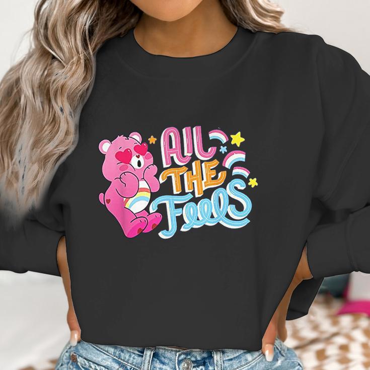 Care Bears Cheer Bear Hearts And Rainbows Women Sweatshirt Gifts for Women