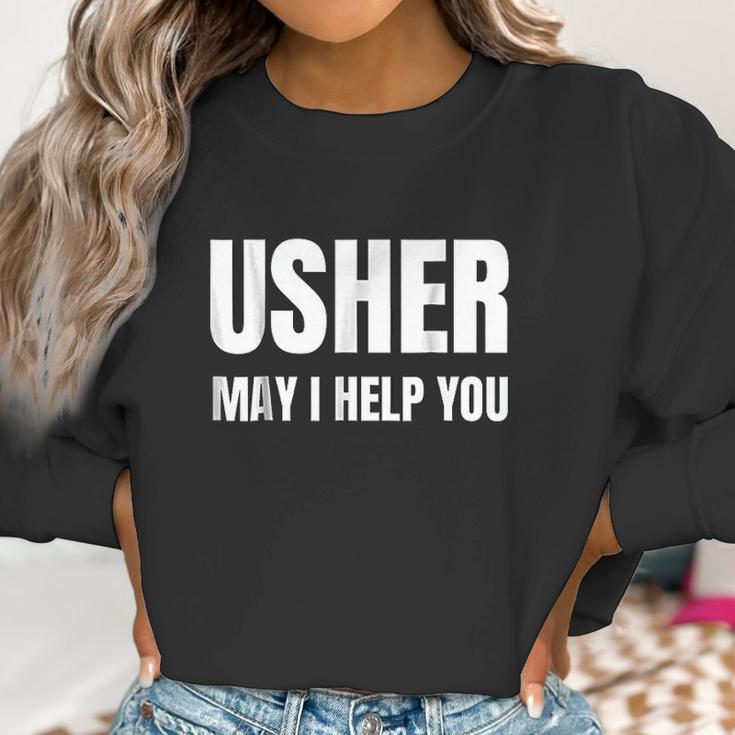 Christian Usher Church Gift Women Sweatshirt Gifts for Women