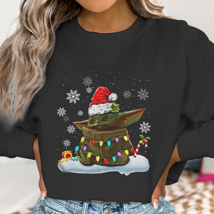 Christmas Santa Baby Yoda Women Sweatshirt Gifts for Women