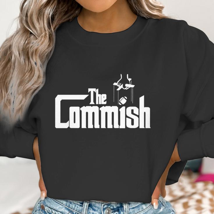 The Commish T-Shirt Fantasy Football Commissioner Tee Women Sweatshirt Gifts for Women