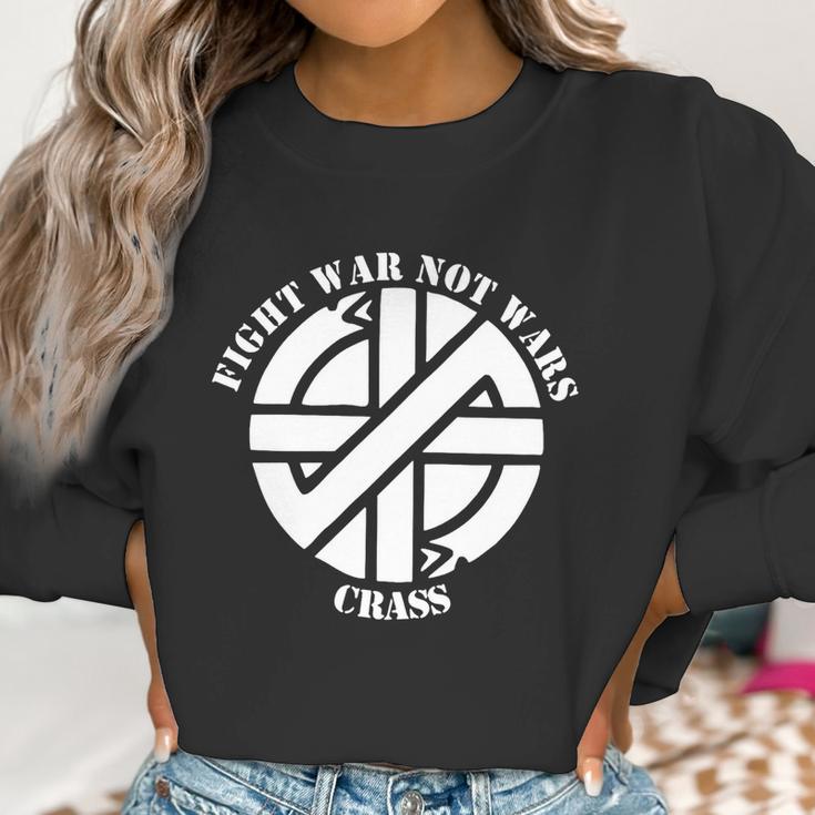 Crass Fight War Not Wars Anarcho Punk Rock Womens Hoodie Women Sweatshirt Gifts for Women