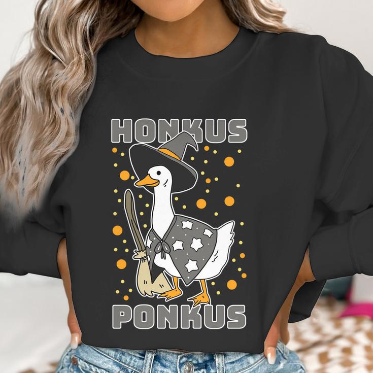 Cute Halloween Funny Halloween Day Honkus Ponkus Funny Duck Halloween Women Sweatshirt Gifts for Women