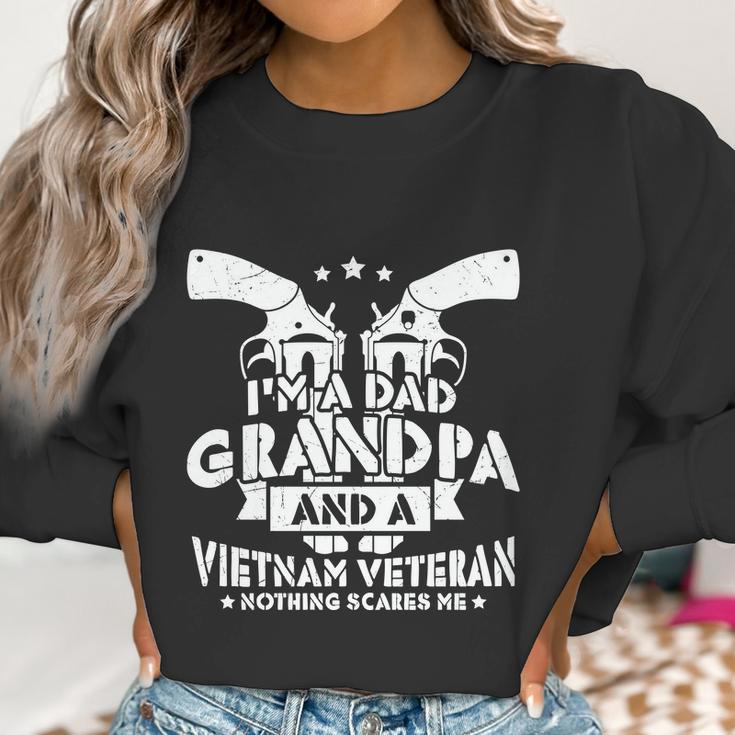 Im A Dad Grandpa And Vietnam War Veteran Retired Soldier Veteran Day Graphic Design Printed Casual Daily Basic Women Sweatshirt Gifts for Women